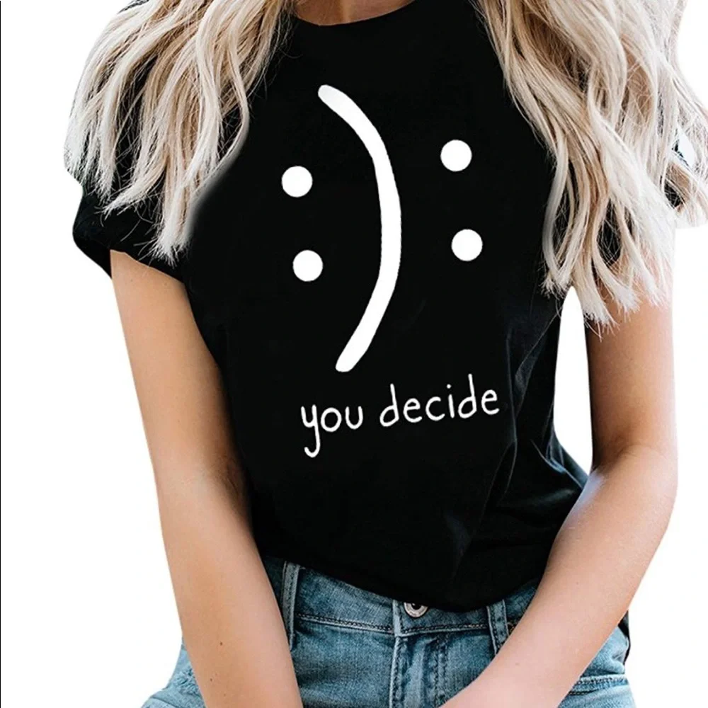 NEW You decide, positivity tee inspiration tee - Picture 2 of 4